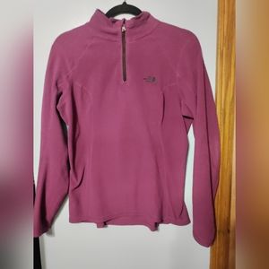 The North Face 3/4 Zip Purple
